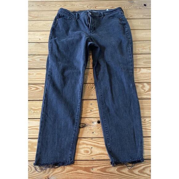 Old Navy Denim - Old Navy High Rise O.G. Straight Jeans Size 14 Women’s Black